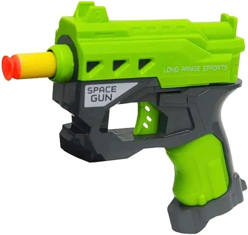 Daiso Soft Gun – Green, Fun Toy Gun with Soft Bullets - Image 1
